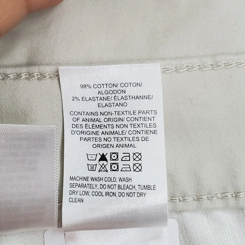 Lucky Brand Men Pants 32X30 Beige Chino Twill 410 Athletic Slim Button Zipper